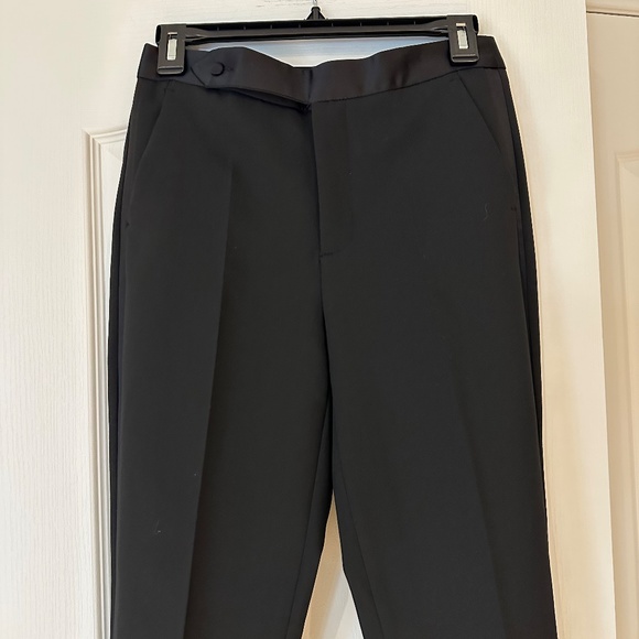 Zara Tuxedo Pants Trousers, Size XS, Black - Picture 1 of 16